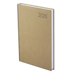 Határidőnapló 2026 heti A/5 TOPTIMER Traditional T015 fehér lapos bézs