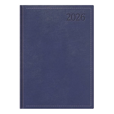 Határidőnapló 2026 heti A/5 TOPTIMER Traditional T015 fehér lapos kék