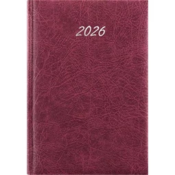 Határidőnapló 2026 heti B/5 DAYLINER Rebel bordó