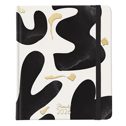 Határidőnapló 2026 heti B/5 PLANALL New Classic keményfedelű gumis Canvas.