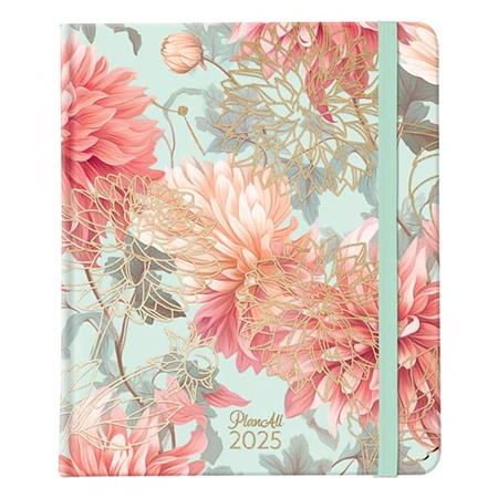Határidőnapló 2026 heti B/5 PLANALL New Classic keményfedelű gumis Canvas.