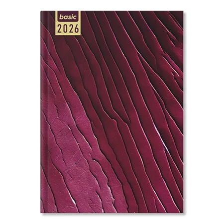 Határidőnapló 2026 heti B/5 Period Basic Purple