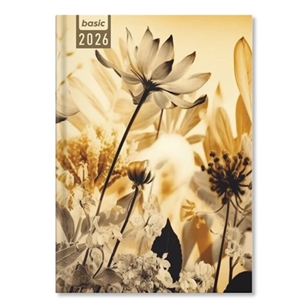 Határidőnapló 2026 heti B/5 Period Basic Wildflowers