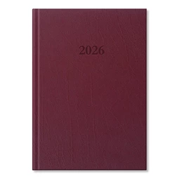 Határidőnapló 2026 heti B/5 Period Standard műbőr bordó
