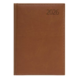 Határidőnapló 2026 heti B/5 TOPTIMER Business B011 sárga lapos barna