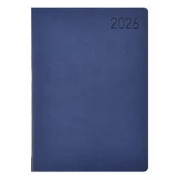 Határidőnapló 2026 heti B/5 TOPTIMER Madeira M011 fehér lapos kék-narancs