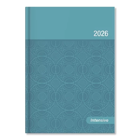 Határidőnapló 2026 heti B/6 Period Intensive lakk papír kék