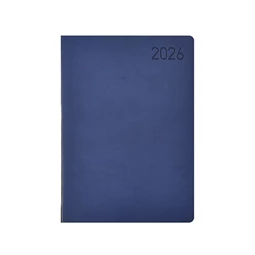 Határidőnapló 2026 heti B/6 TOPTIMER Madeira M012 fehér lapos kék-narancs