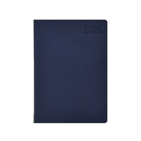 Határidőnapló 2026 heti B/6 TOPTIMER Madeira M012 fehér lapos kék-türkiz