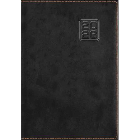 Határidőnapló 2026 heti B/6, heti, DAYLINER Square fekete