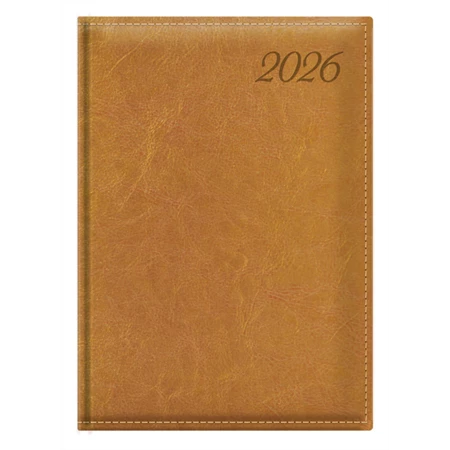Határidőnapló 2026 heti B/5 TOPTIMER Image I011 mustár