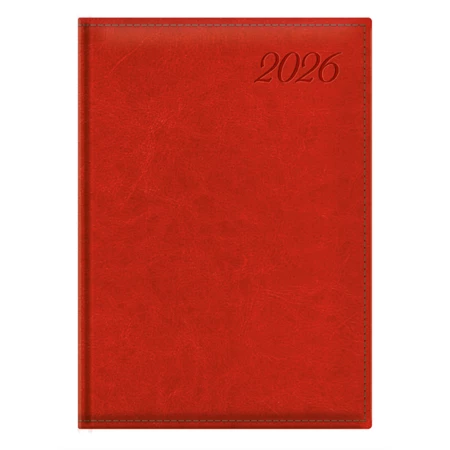 Határidőnapló 2026 heti B/5 TOPTIMER Image I011 piros