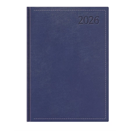 Határidőnapló 2026 heti B/5 TOPTIMER Traditional T011 fehér lapos kék