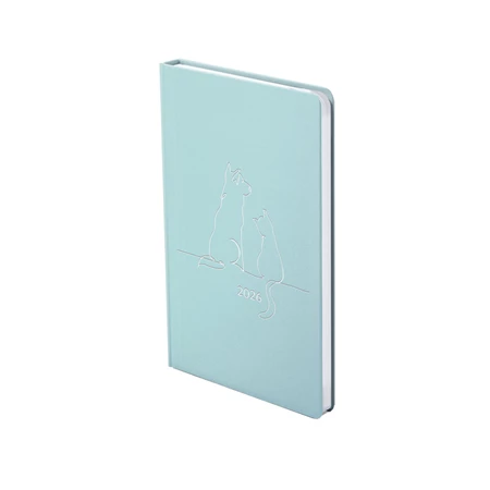 Határidőnapló 2026 heti B/6 TOPTIMER Pastel P012 kék