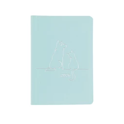 Határidőnapló 2026 heti B/6 TOPTIMER Pastel P012 kék