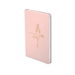 Határidőnapló 2026 heti B/6 TOPTIMER Pastel P012 rózsaszín