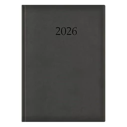 Határidőnapló 2026 napi A/4 TOPTIMER Wide W024 fehér lapos fekete