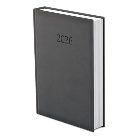 Határidőnapló 2026 napi A/4 TOPTIMER Wide W024 fehér lapos fekete