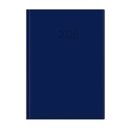 Határidőnapló 2026 napi A/4 TOPTIMER Wide W024 fehér lapos kék