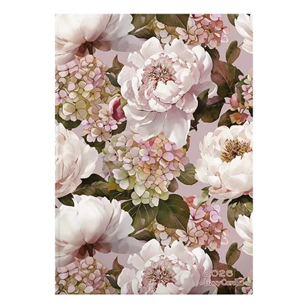 Határidőnapló 2026 napi A/5 LIZZY szivacsos White blossoms