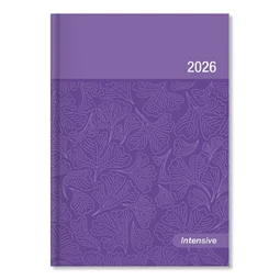 Határidőnapló 2026 napi A/5 Period Intensive lakk papír lila