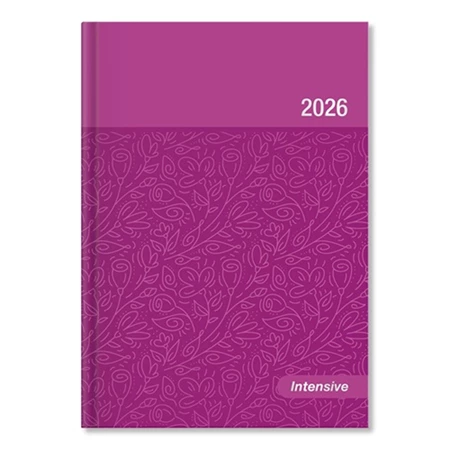 Határidőnapló 2026 napi A/5 Period Intensive pink lakk papír