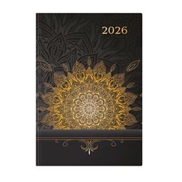 Határidőnapló 2026 napi A/5 TOPTIMER Joy J021 mandala