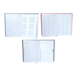 Határidőnapló 2026 napi A/5  fehér lapokkal,  zöld borító