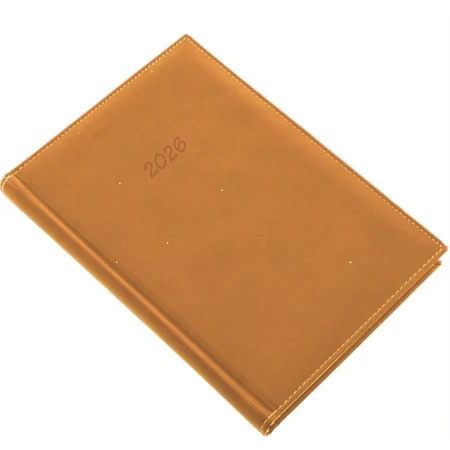 Határidőnapló 2026 napi A/5 REAL Bolero mustár