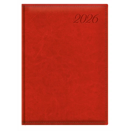 Határidőnapló 2026 napi A/5 TOPTIMER Image I021 piros