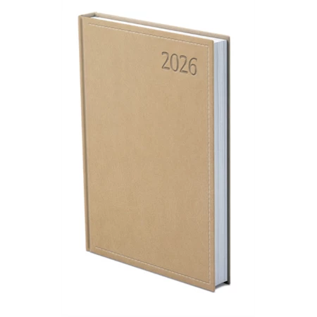 Határidőnapló 2026 napi A/5 TOPTIMER Traditional T021 bézs