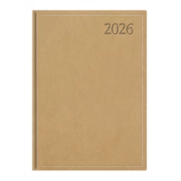 Határidőnapló 2026 napi A/5 TOPTIMER Traditional T021 bézs