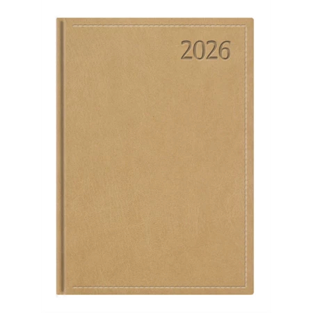Határidőnapló 2026 napi A/5 TOPTIMER Traditional T021 bézs