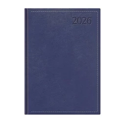 Határidőnapló 2026 napi B/5 TOPTIMER Traditional T020 fehér lapos kék