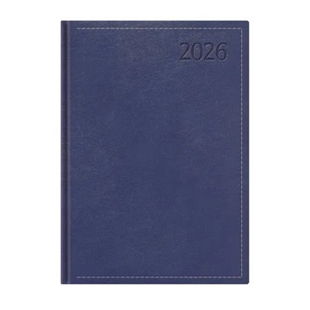 Határidőnapló 2026 napi B/5 TOPTIMER Traditional T020 fehér lapos kék