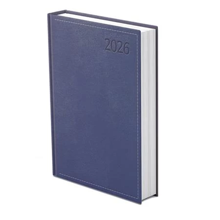 Határidőnapló 2026 napi B/5 TOPTIMER Traditional T020 fehér lapos kék