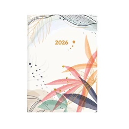 Határidőnapló 2026 napi B/6 TOPTIMER Joy J022 modern metalizált bronz