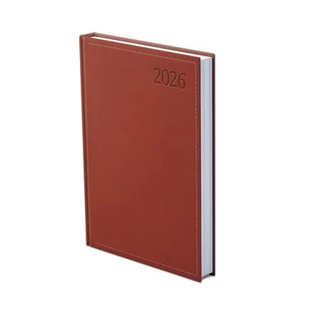 Határidőnapló 2026 napi B/6 TOPTIMER Traditional T022 bordó