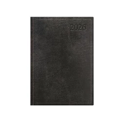 Határidőnapló 2026 napi B/6 TOPTIMER Traditional T022 fekete