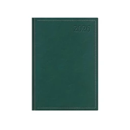 Határidőnapló 2026 napi B/6 TOPTIMER Traditional T022 zöld