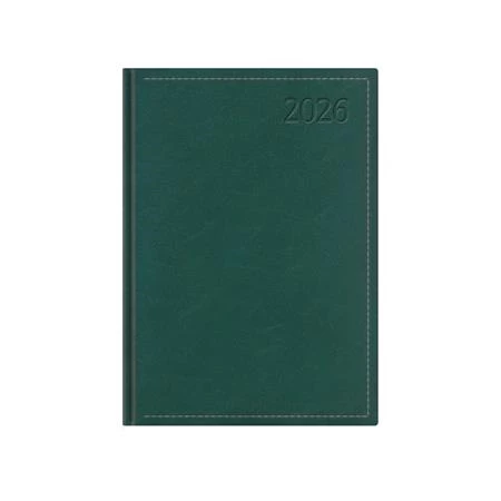 Határidőnapló 2026 napi B/6 TOPTIMER Traditional T022 zöld