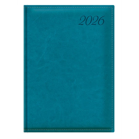 Határidőnapló 2026 napi B/5 TOPTIMER Image I020 türkíz