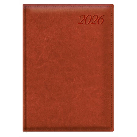 Határidőnapló 2026 napi B/5 TOPTIMER Image I020 vörösesbarna
