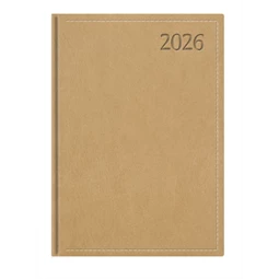 Határidőnapló 2026 napi B/6 TOPTIMER Traditional T022 bézs