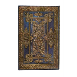 Határidőnapló 2027 Paper Blanks maxi heti keményfedeles gumis Blue Luxe