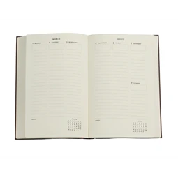 Határidőnapló 2027 Paper Blanks maxi heti keményfedeles gumis Blue Luxe