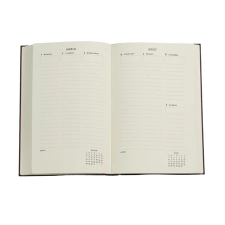 Határidőnapló 2027 Paper Blanks maxi heti keményfedeles gumis Blue Luxe