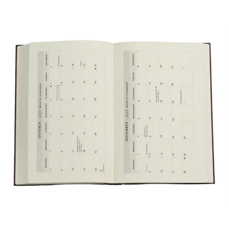 Határidőnapló 2027 Paper Blanks maxi heti keményfedeles gumis Blue Luxe