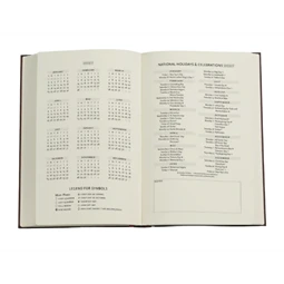 Határidőnapló 2027 Paper Blanks maxi heti keményfedeles gumis Blue Luxe