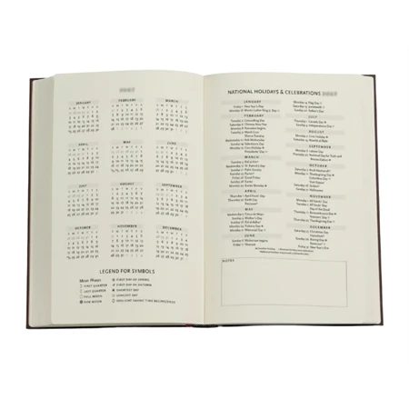 Határidőnapló 2027 Paper Blanks maxi heti keményfedeles gumis Blue Luxe